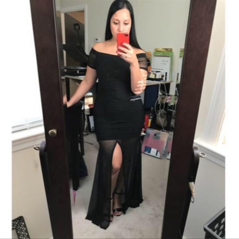 Long black formal dress!